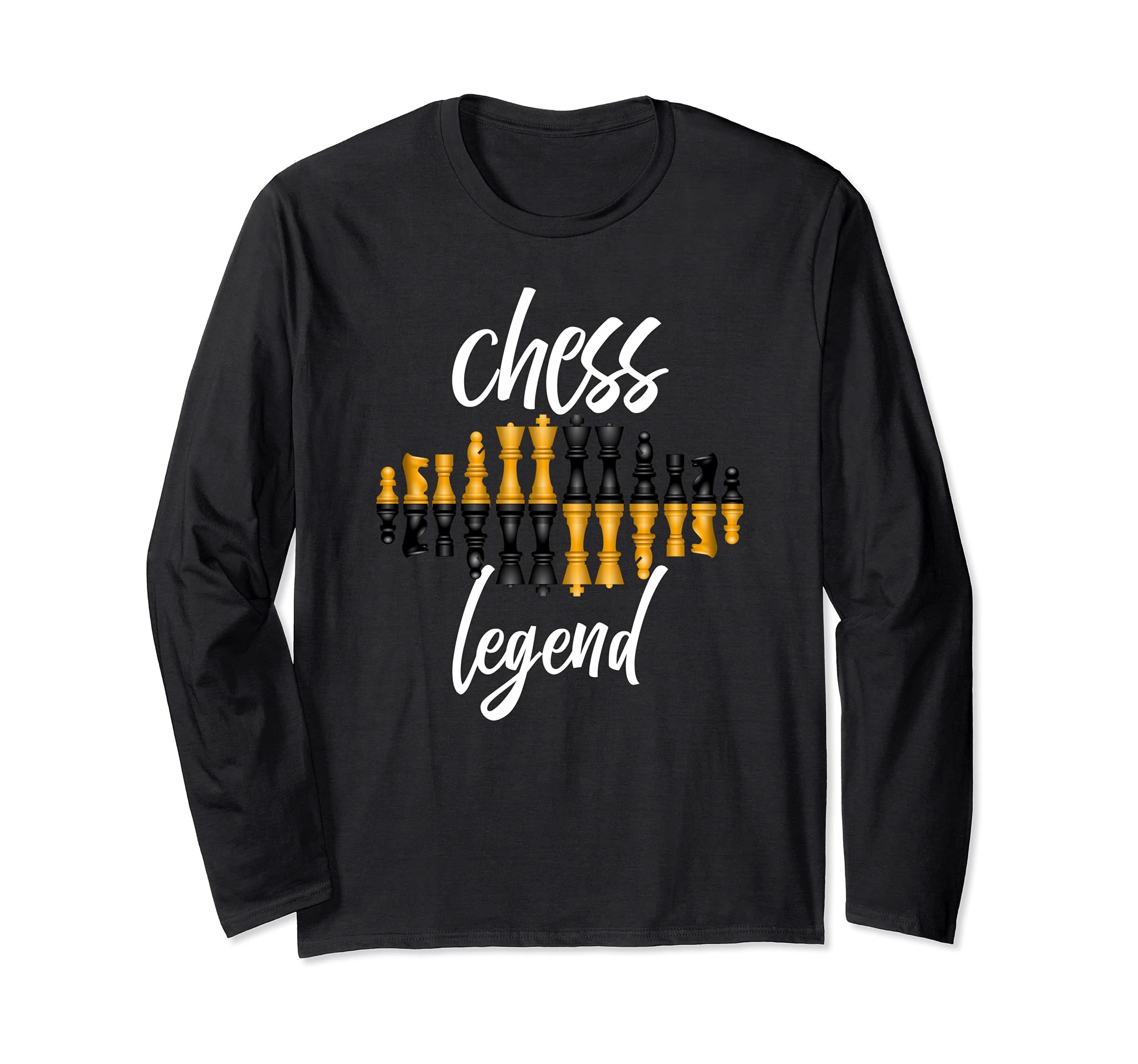 Chess T Shirt Chess Legend Chess Players Gift Long Sleeve T-Shirt