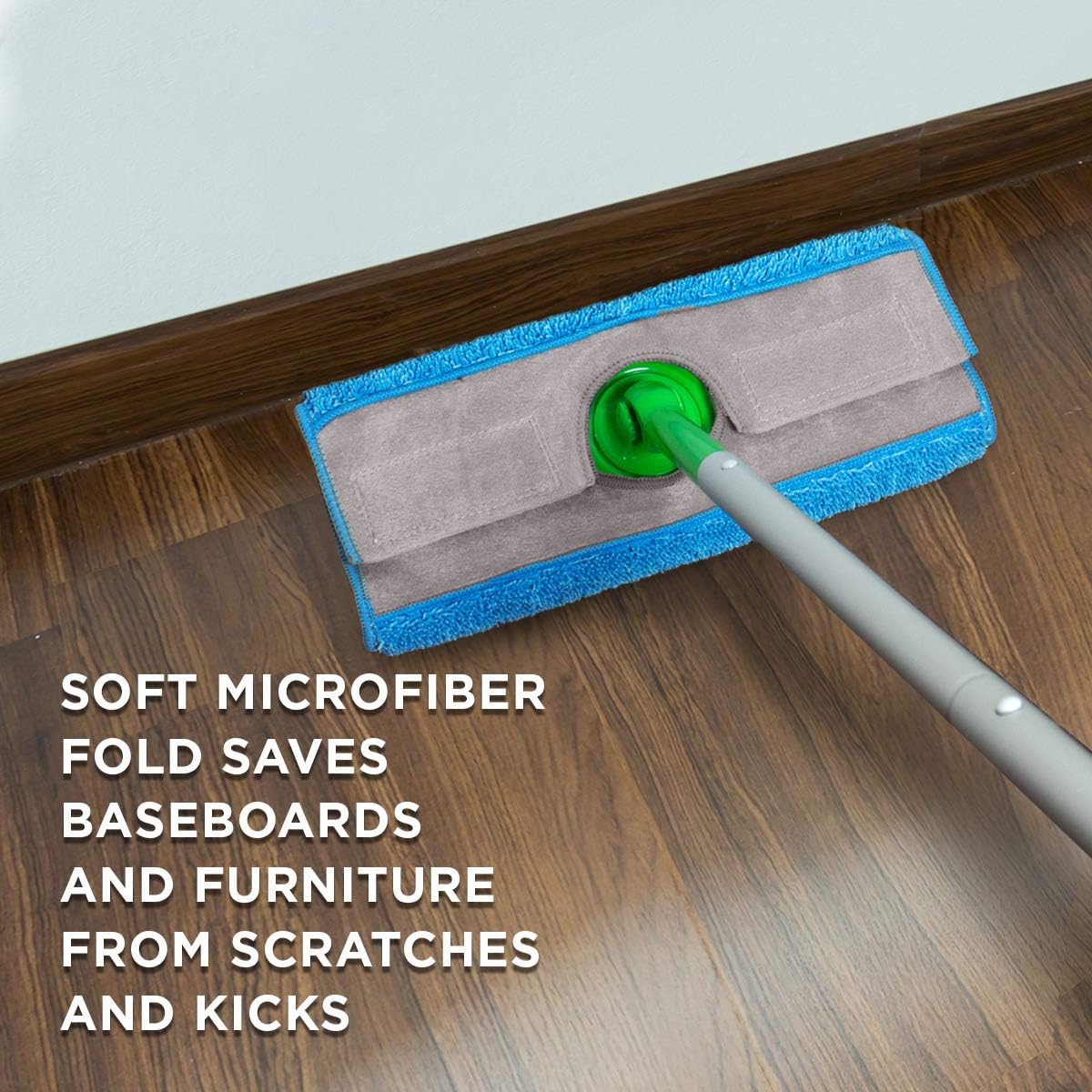 Millifiber Mop Refills (Pack of 2) Washable Reusable Microfiber Mop Pads Compatible with Swiffer Sweeper. Mop Replacement Cover.: Health & Personal Care