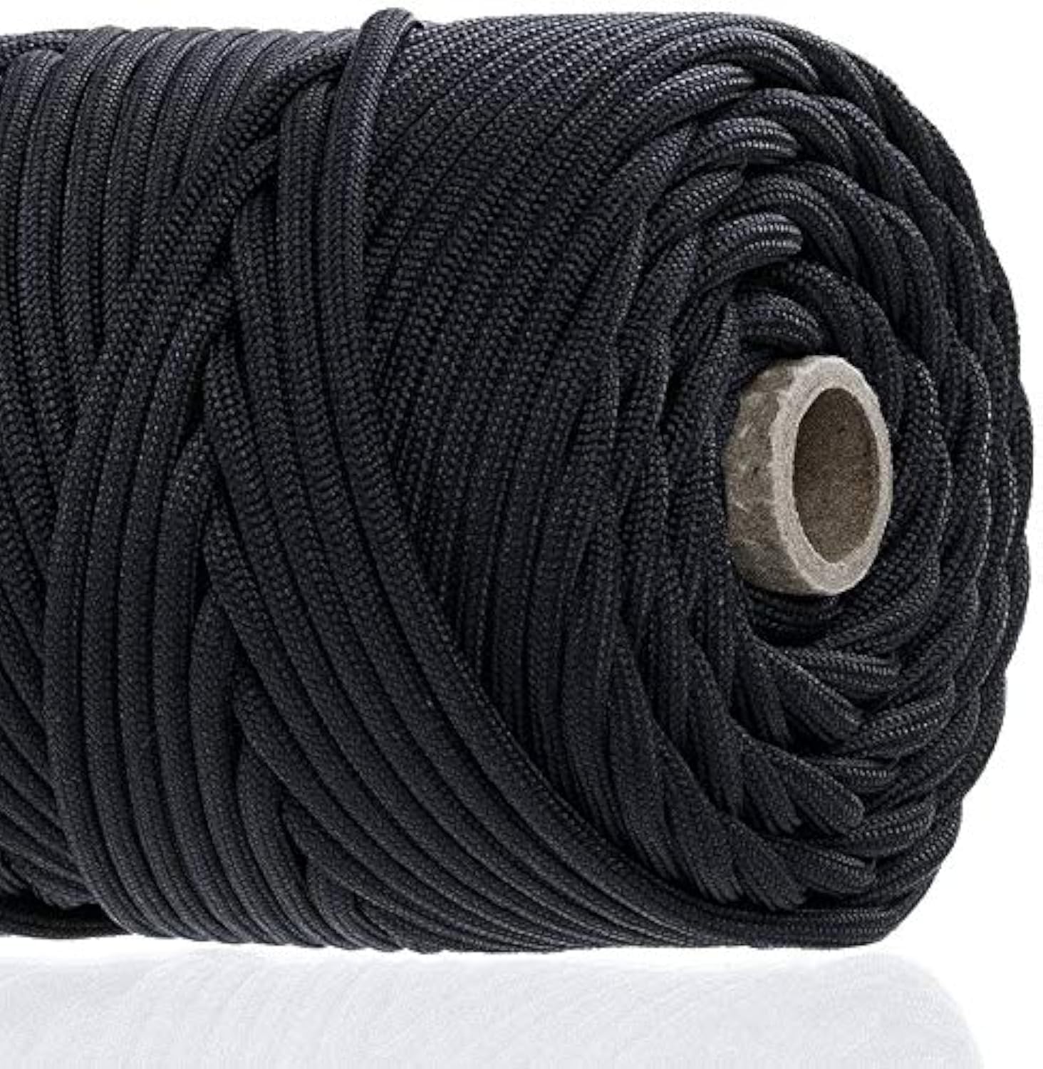 GOLBERG 750lb Paracord/Parachute Cord – US Military Grade – Authentic Mil-Spec Type IV 750 lb Tensile Strength Strong Paracord – Mil-C-5040-H – 100% Nylon – Made in USA (Black, 50 Feet)