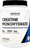 Nutricost Creatine Monohydrate Micronized Powder