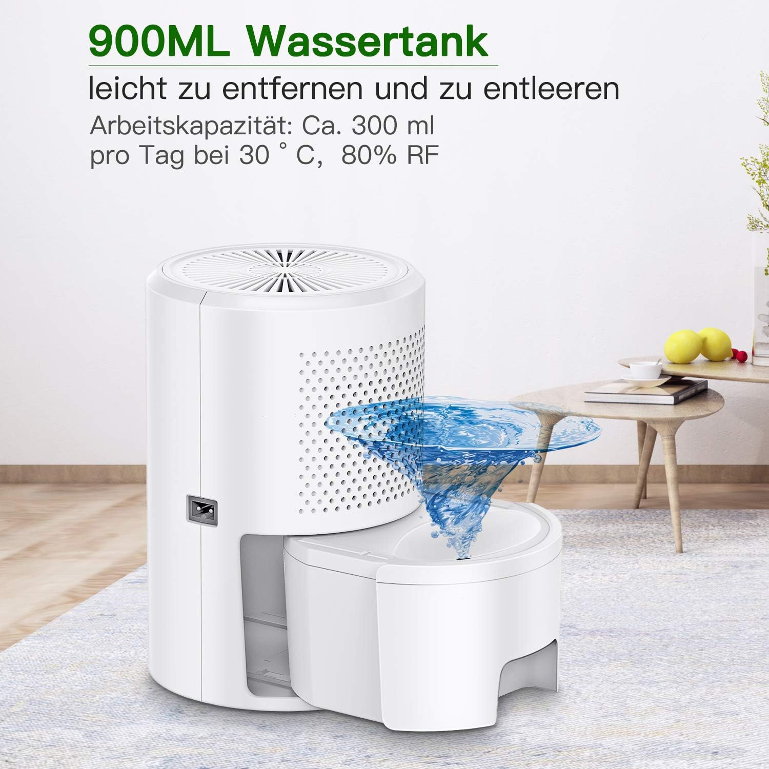 Heizen Kuhlen Milcea 900ml Luftentfeuchter Mini Raumentfeuchter Kompakt Tragbar Leise Lufttrockner Gegen Feuchtigkeit Und Schimmel Fur Hause Schlafzimmer Kellerraume Schrank Wohnwagen Buro Baumarkt Impas Es