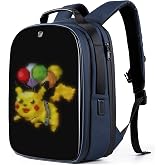 Gelrova LuminaPack X1 LED Backpack with Customizable Display, Expandable 20L to 25L, 15.6 Inch Laptop Compartment, Anti-Theft Design, Lightweight Hard Shell for Travel