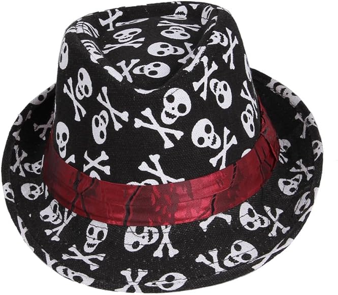childrens black trilby hat