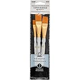 FolkArt Plaid Nylon Brush Set, 50559 Brown (3-Piece)