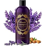 Aromatherapy Sensual Massage Oil for Couples - Relaxing Full Body Massage Oil for Date Night with Sweet Almond Oil - Vegan La
