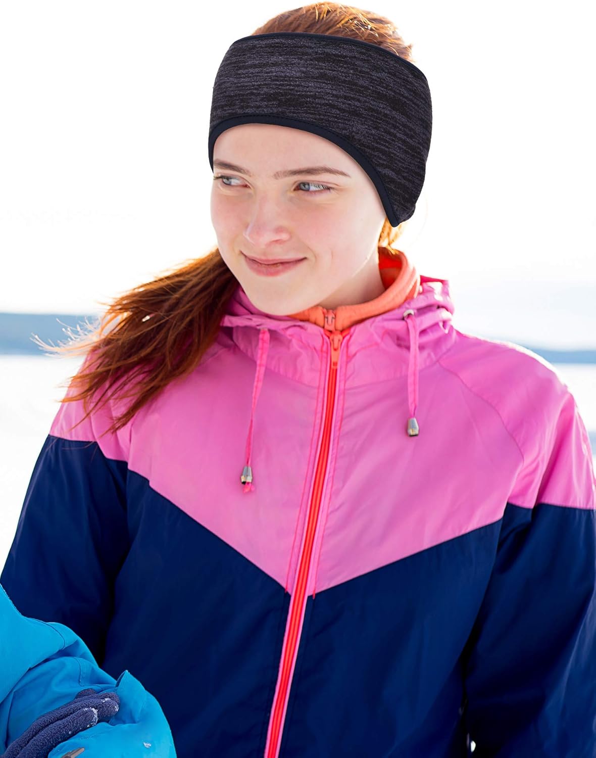 Blulu 3 Pieces Ponytail Headband Women Winter Headband Ear Warmer Running Headband for Women Girls Outdoor Sports, 3 Colors (Color Set 1, Size 1) : Clothing