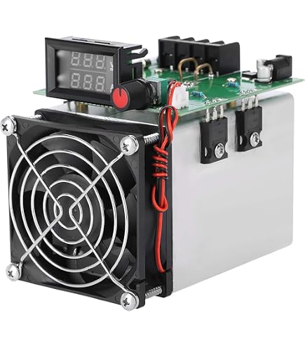 TEC-06 16W Battery Capacity Tester - LED Display With Cooling Fan - Max 500AH