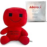 Adenzai Forsaken Cool Kid Red Plush Toy &ndash; Soft Red Character Plush Stuffed Animal, Cute Forsaken Game Collectible Plushie Gift for Kids and Gamers
