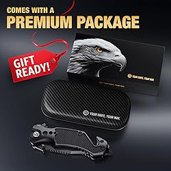 Legal Pocket Knife with Ball Bearing & Case - 5 in