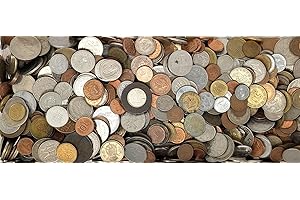 2025 Various Mint Marks Foreign 1 Pound Mix with 1 Guaranteed Silver Coin - Over 100 Coins - World Coins - Asia, South America, Europe, Australia, India, China, Mexico Circulated