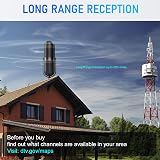 Diswoe Indoor TV Aerial with Signal Booster High Gain 18ft Cable view 3