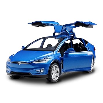 Buy Diecast Model Cars Tesla Toy Cars Model X 90 Alloy Pull