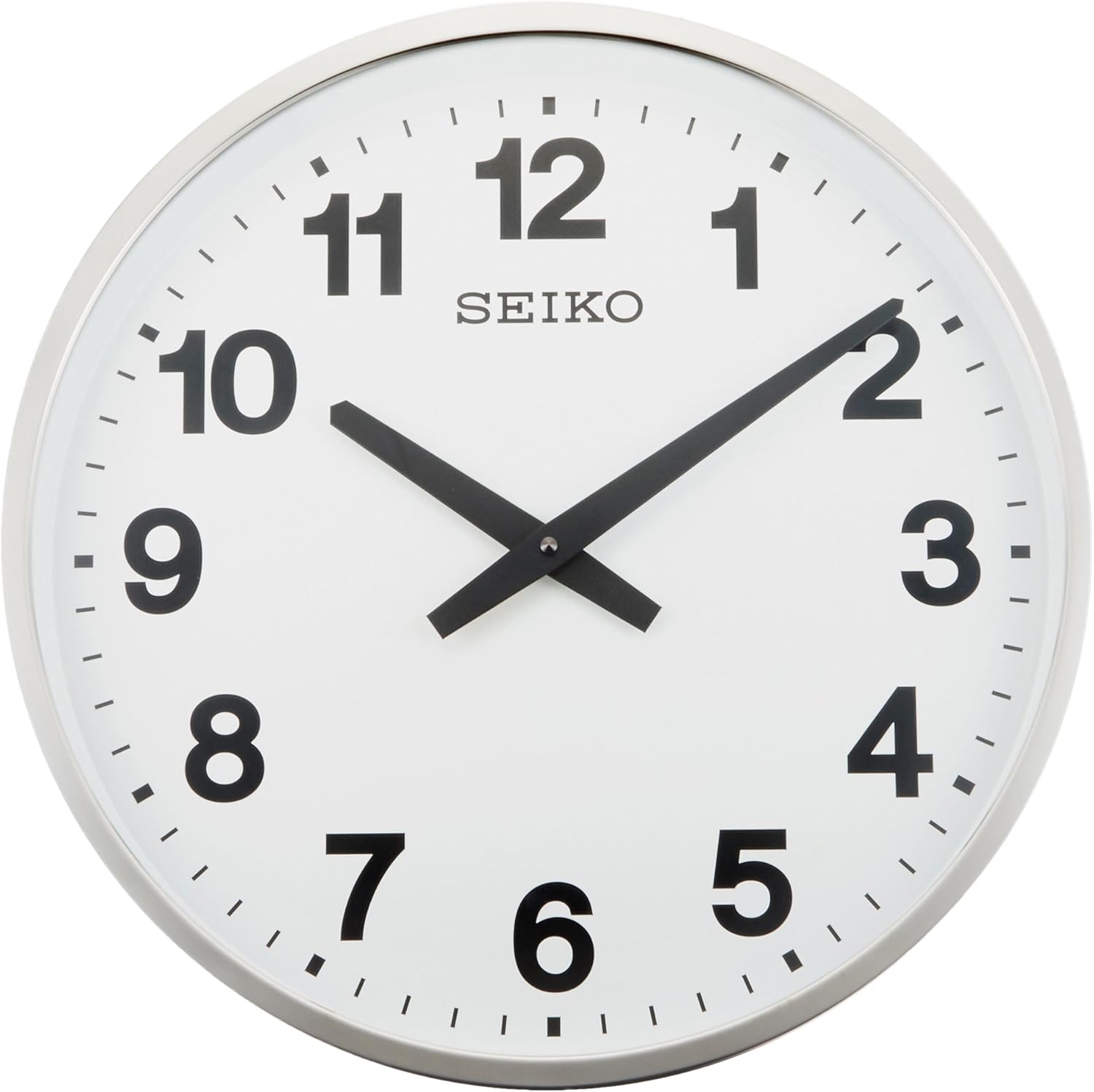 Amazon.co.jp： セイコー クロック 掛け時計 アナログ 屋外 防雨型 オフィスタイプ 金属枠 KH411S SEIKO ホーム＆キッチン