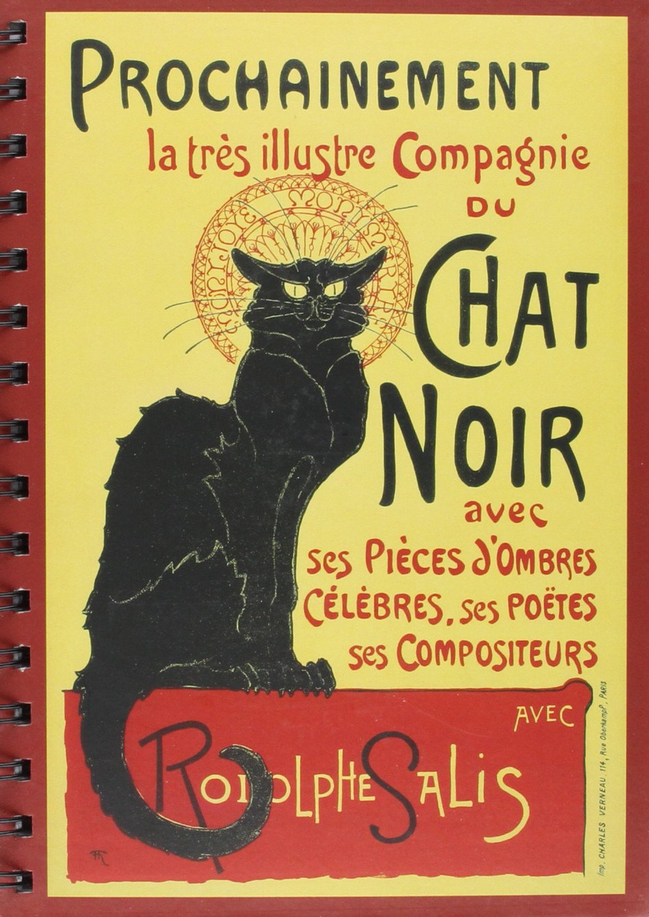 Prochainement Tournee Du Chat Noir Avec Rodolphe Salis Blank Writing Journal Amazon Com Books