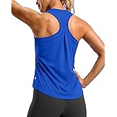 G Gradual Women's Workout Tank Tops Racerback Athletic Yoga Tops Loose Fit Sleeveless Running Gym Sports Shirts for Women