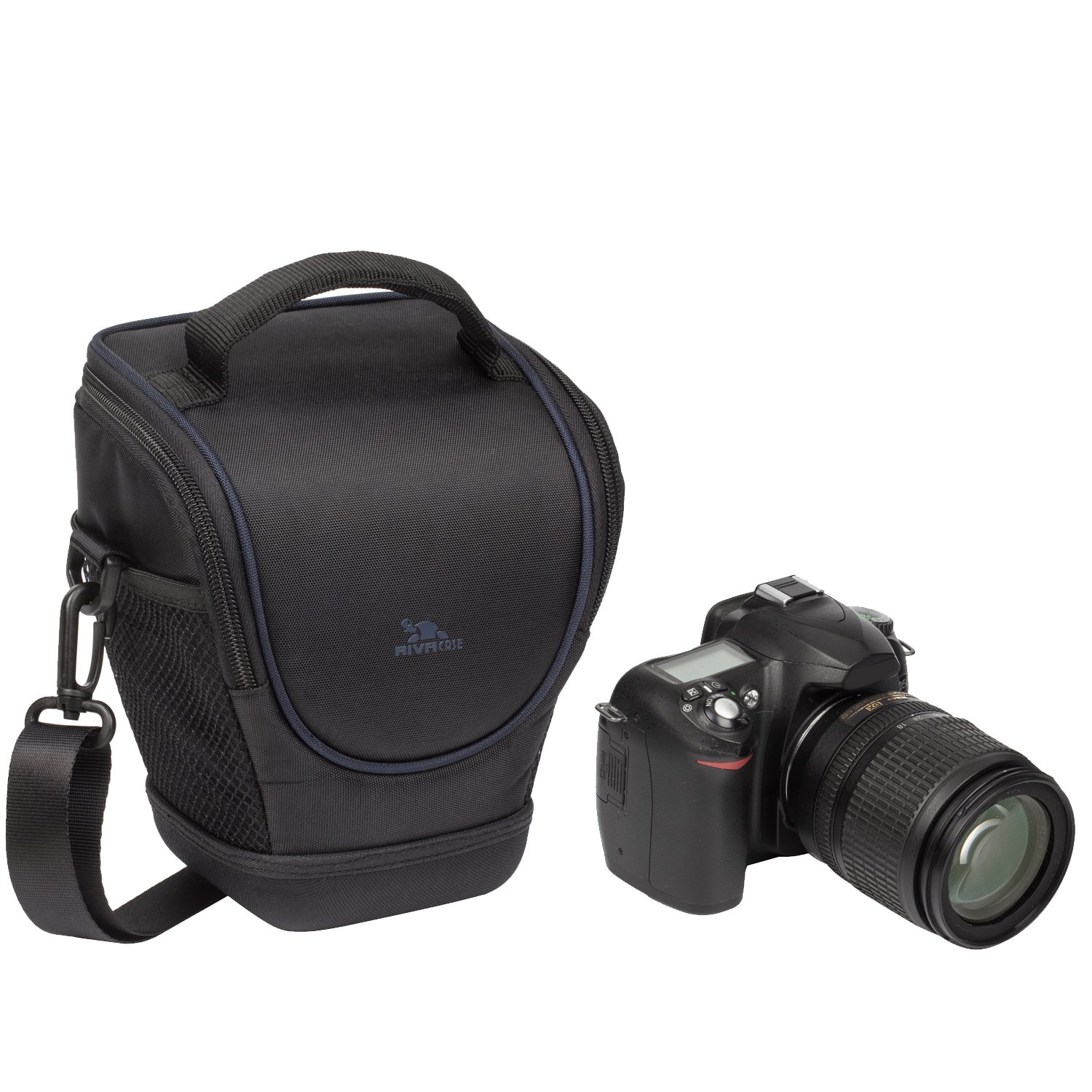 Rivacase 7201_Black - Funda Tipo Colt para cámara de Fotos réflex ...