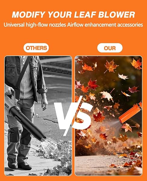 LEAF BLOWER AIR BOOSTER, UNIVERSAL BLOWER AIR BOOSTER ATTACHMENT, HIGH-SPEED CYCLONE 2X LEAF BLOWER EXTENSION,FITS 2-4 INCH NOZZLE, LAWN AND YARD CLEANUP ARTIFACT (1PCS)