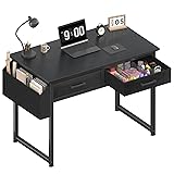 DLisiting Small Desk with Fabric Drawers for