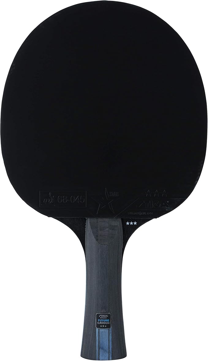 Stiga 3Star Future Carbon Raquette de Tennis de Table UnisexAdult, Black/Red, Taille Unique
