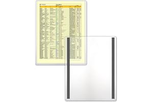 STORE SMART - Magnetic Frames - Rigid Plastic - 5-Pack - 8 1/2" x 11" - Lean / 5S / Six Sigma (HPP812X11M-LEAN-5)