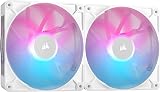 Corsair iCUE LINK RX140 RGB 140mm PWM Fans Dual Pack White