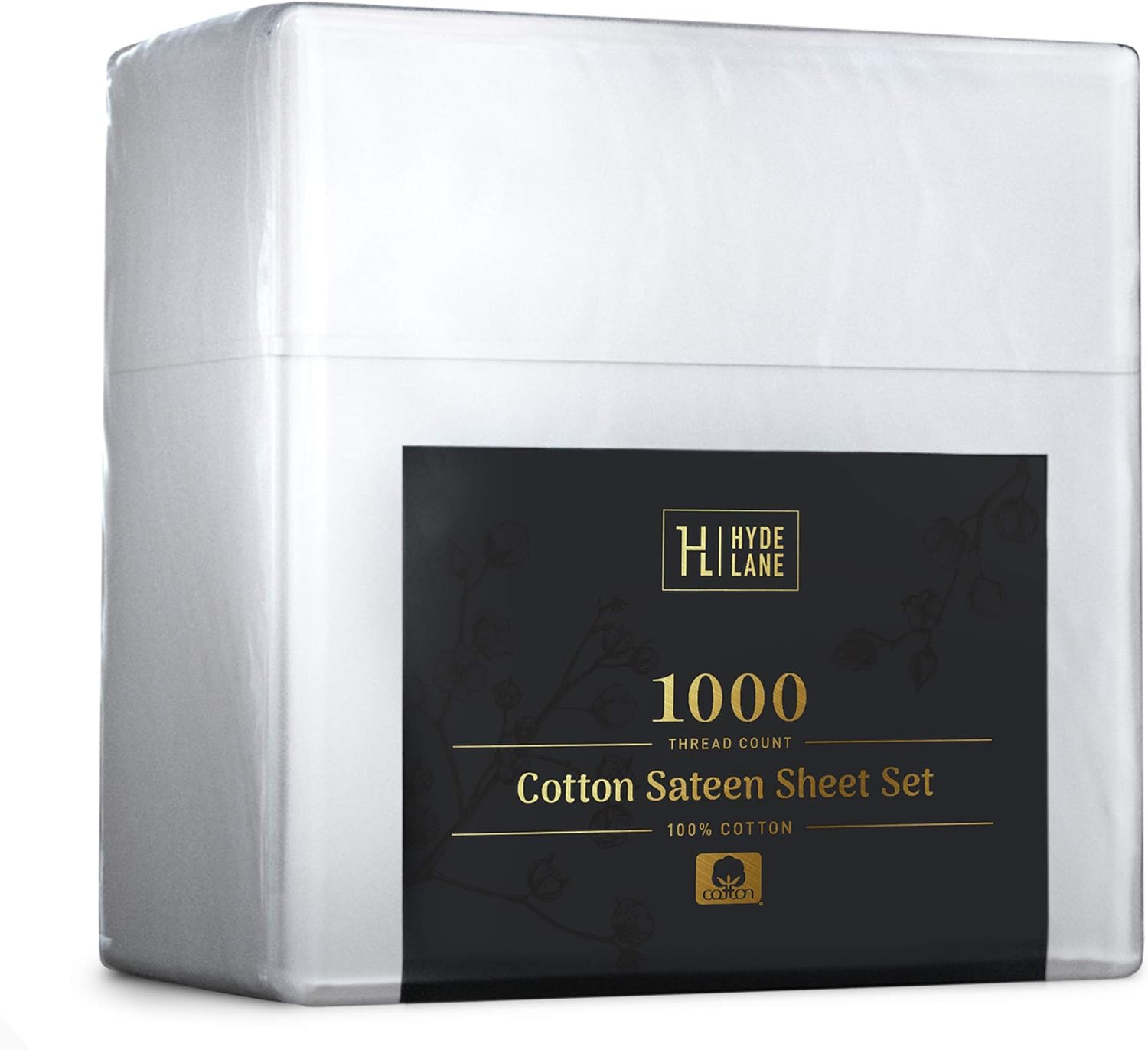 1000 Thread Count Natural White California King Sheet Sets Deep Pocket | Sateen Soft Cotton Grown in India, 4 Piece Bed Sheets - Fitted, Flat & 2 Pillow Cases - Stretch Up to 20 Inches Mattress: Kitchen & Dining