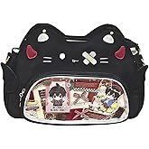 Cat Ita Bag for Kpop Fan Anime Pin Display Ita tote Bag Japanese Shoulder Bag Kawaii Crossbody