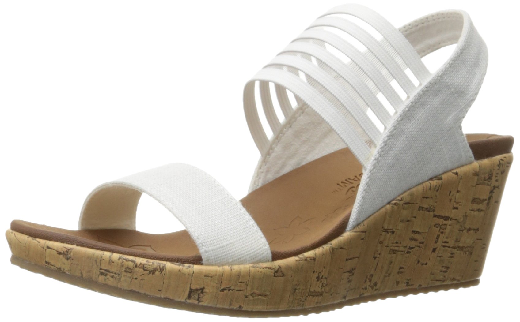 Women's Skechers, Brit Go Getter Wedge Sandal | Peltz Shoes