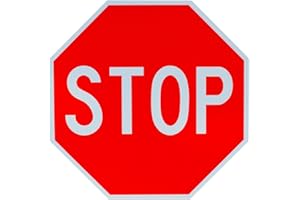 MUNICIPAL SUPPLY & SIGN CO Stop Sign Street Road Sign 18 x 18. A Real Sign. 10 Year Warranty. 3M High Intensity Prismatic Reflective Sheeting