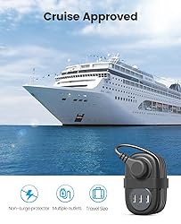 ORICO Travel Power Strip, 3.7FT Portable Power