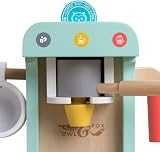 Owl & Fox Wooden Coffee Machine TP Toys Pretend Play Kit 11x13x20 cm view 4