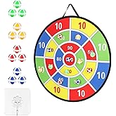 Accmor 29" Large Dart Board for Kids, Kids Dart Board with Sticky Balls, Backyard Outdoor Games Birthday Gifts for 3 4 5 6 7 8 9 10 11 12 Year Old Boys Girls