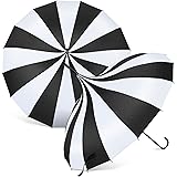 Queekay 2 Pcs Parasol Umbrella Pagoda Umbrella Large Retro Sun Umbrella for Walking Sun Gothic Umbrella for UV Protection Wom