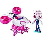 Marvel Ghost-Spider Copter Set, 4-Inch Scale Action Figure with Vehicle & Accessory, Preschool Super Hero Toy