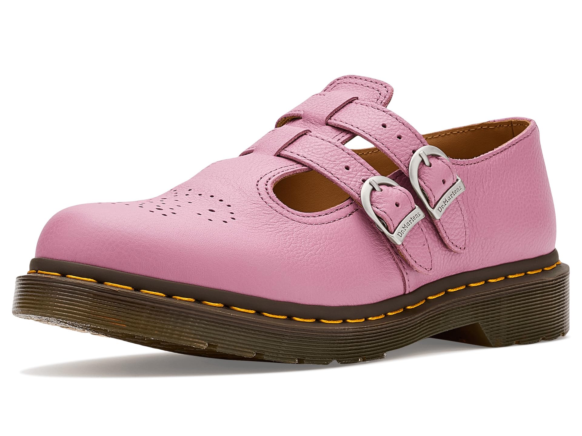 Dr. Martens Women's 8065 Mary Jane Shoe, Dusty Rose Virginia, 5UK, 7 US Women Image