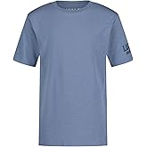 Lucky Brand Boys Short Sleeve Key Solid Crew Neck T-Shirt, Soft, Comfortable, Relaxed Fit
