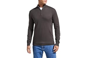 WINDFIT Men's Quarter-Zip Sweater Long-Sleeve Turtleneck Pullover Sweater