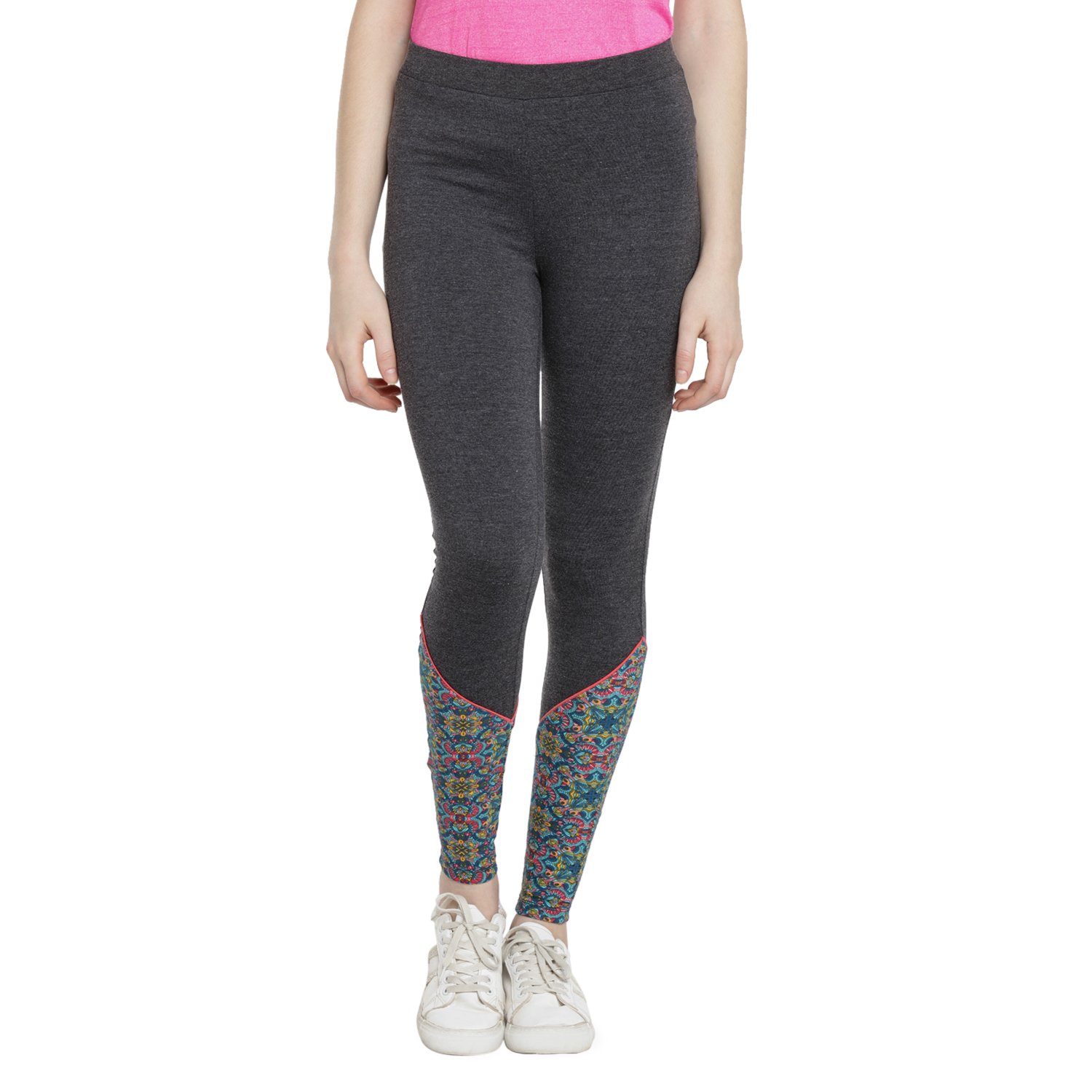 ajile by pantaloons women's athletic wear blended _anthra melange_28