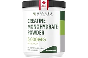 Creatine Monohydrate Powder - 5g Per Scoop, Unflavored - Muscle Growth, Performance & Recovery Support - Creatine Powder - Cr
