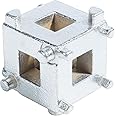 RACOONA Brake Caliper Compression Tool,Car Rear Disc Brake Piston Tool,Car Accessories Caliper Piston Compressor Tool,3/8" Disc Brake Piston Caliper Wind Back Cube Tool,Fits Rear Disc Brakes on Cars