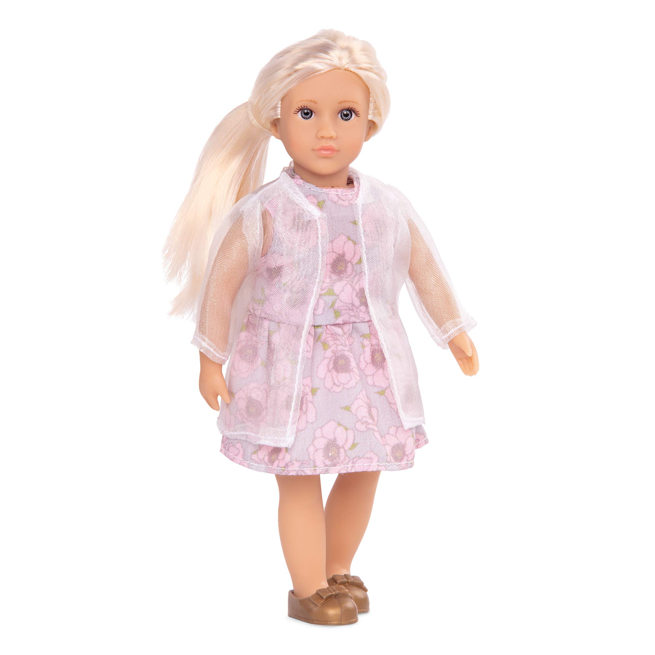 Lori – Mini Doll – 6-Inch Fashion Doll – Stylish Outfit – Jacket, Dress & Shoes – 3+ Years– Perla