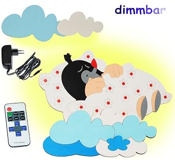 3 D Wandlampe Led Dimmbar Mit Fernbedienung Lichtprogrammen