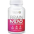 Health IS Wealth BrainMEND, Organic Advanced Brain Booster & Nootropic, Brain Supplement - Contains Lions Mane Mushroom, Baco