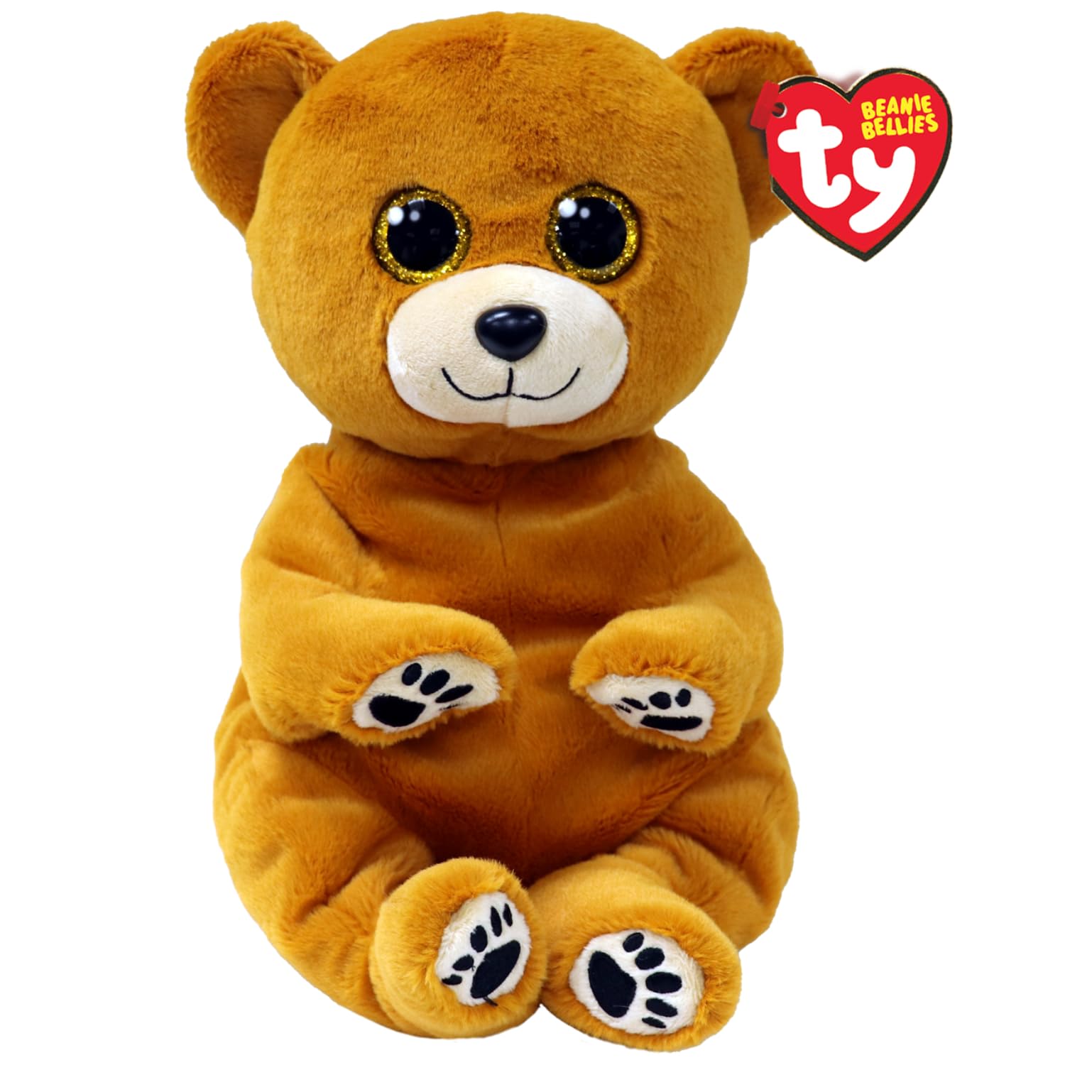 TY Duncan Bear Beanie Bellies Medium 24cm - Squishy Beanie Baby Soft Plush Toys - Collectible Cuddly Stuffed Teddy — image 1