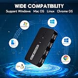 TCNEWCL USB 2.0 Switch 2 PC Share 4 Devices Printer Scanner Keyboard Mouse 2 view 6