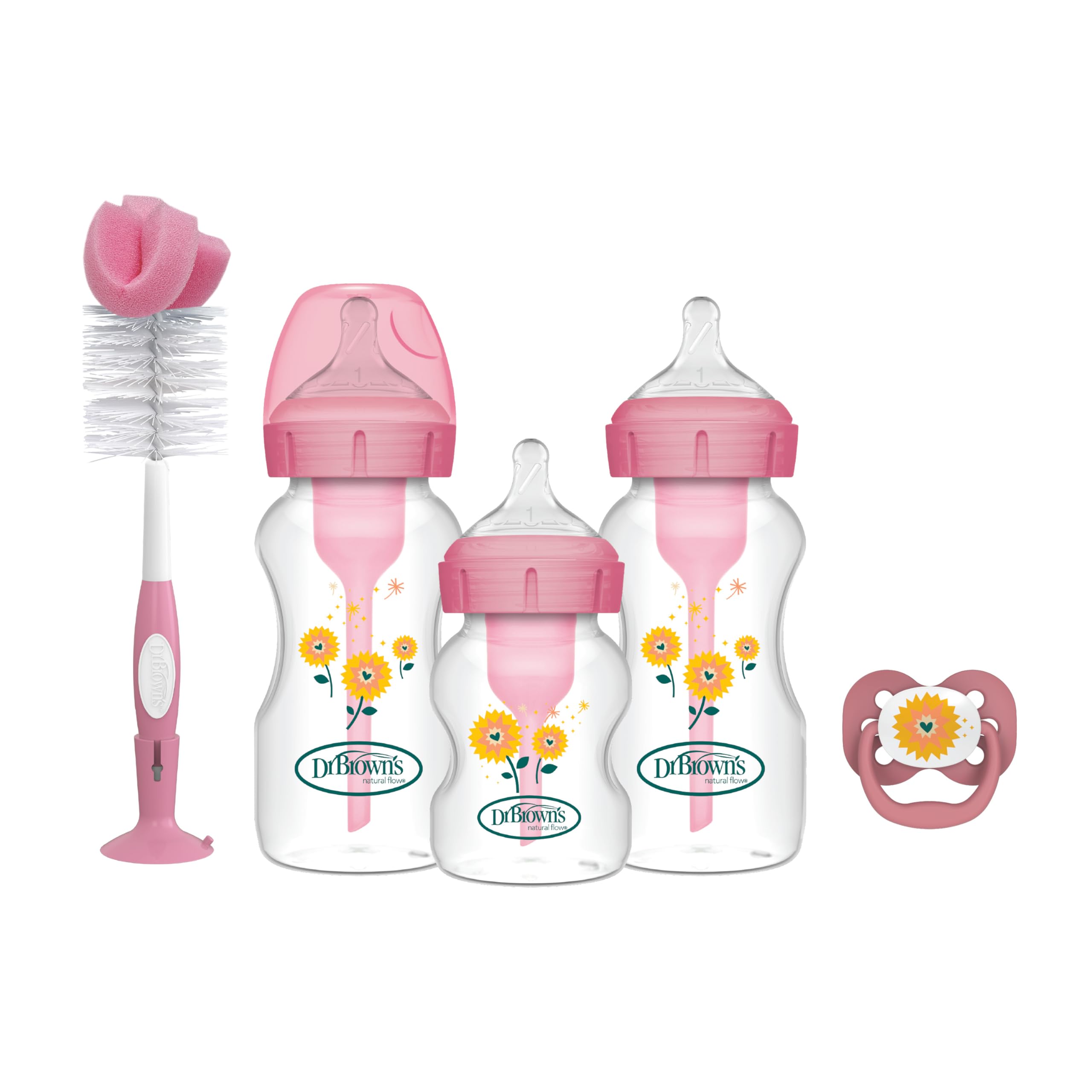 Dr. Brown's Options+ Pink Gift Set