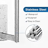 Susswiff Stainless Steel Paper Towel Holder Under Cabinet 12.4in view 2