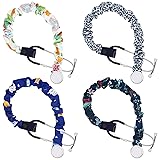 4 Pieces Stethoscope Covers with Removable Tube