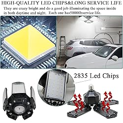 160W LED Garage Light 4Pack, 16000 Lumen Ceiling