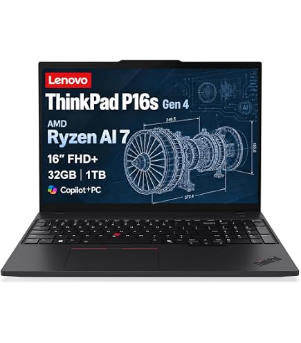 Amazon.com: Lenovo ThinkPad P16 Business Laptop, 16